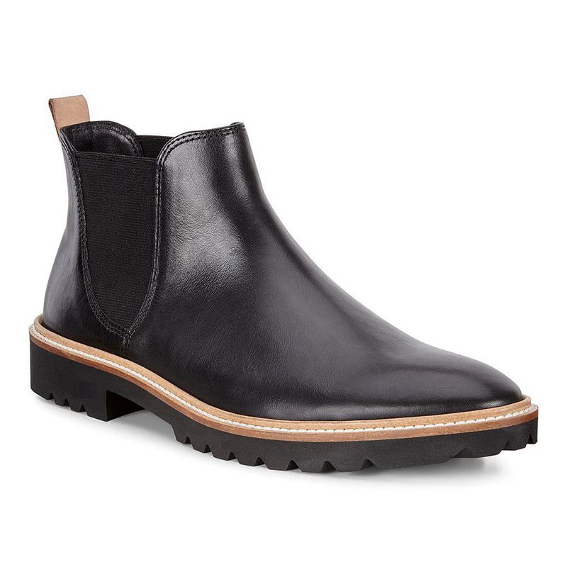 Women Boots Ecco Incise Tailored - Chelsea Boots Black - India CYMXAG750
